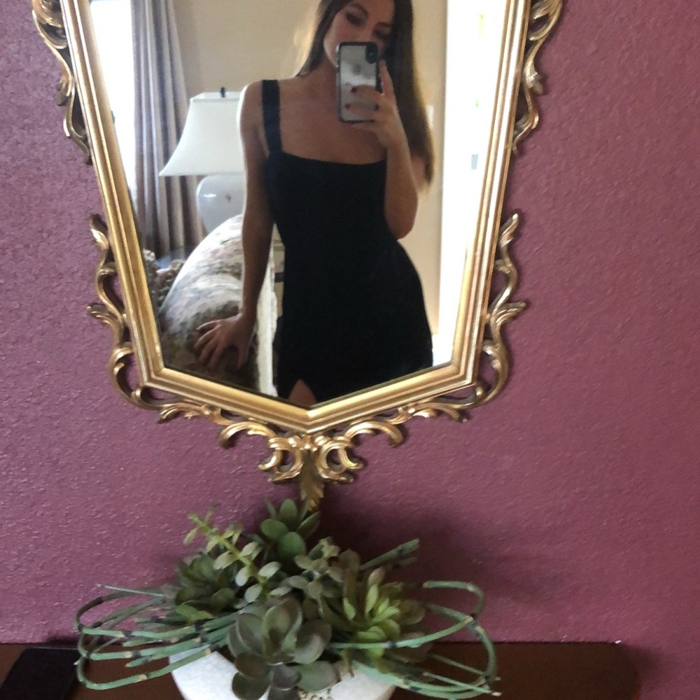 Reformation Elegant Black Dress